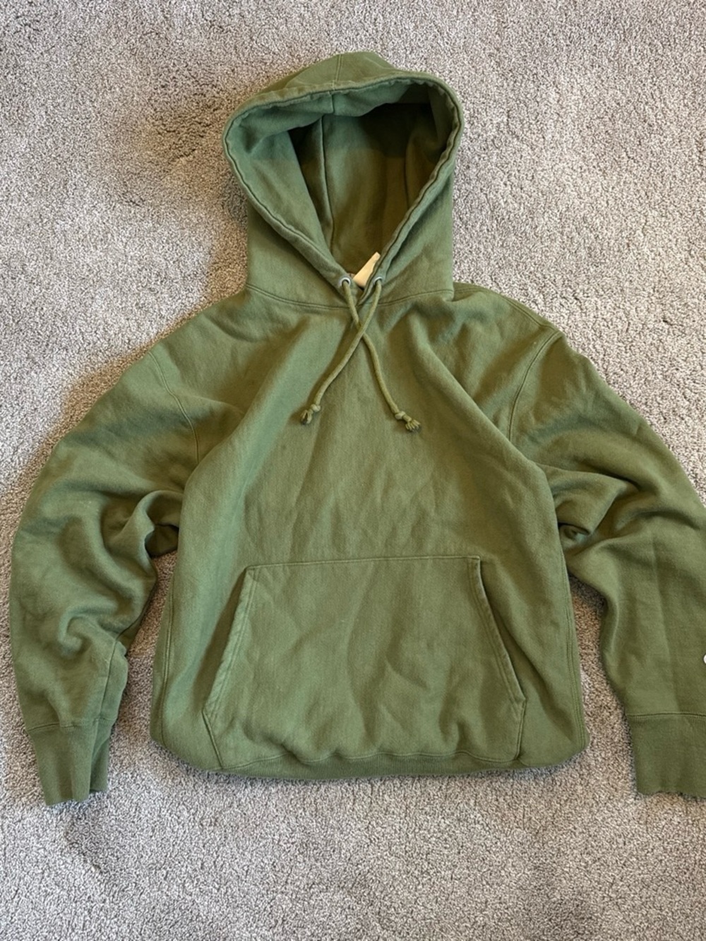 Champion Olive Green Reverse Weave Sweatshirt